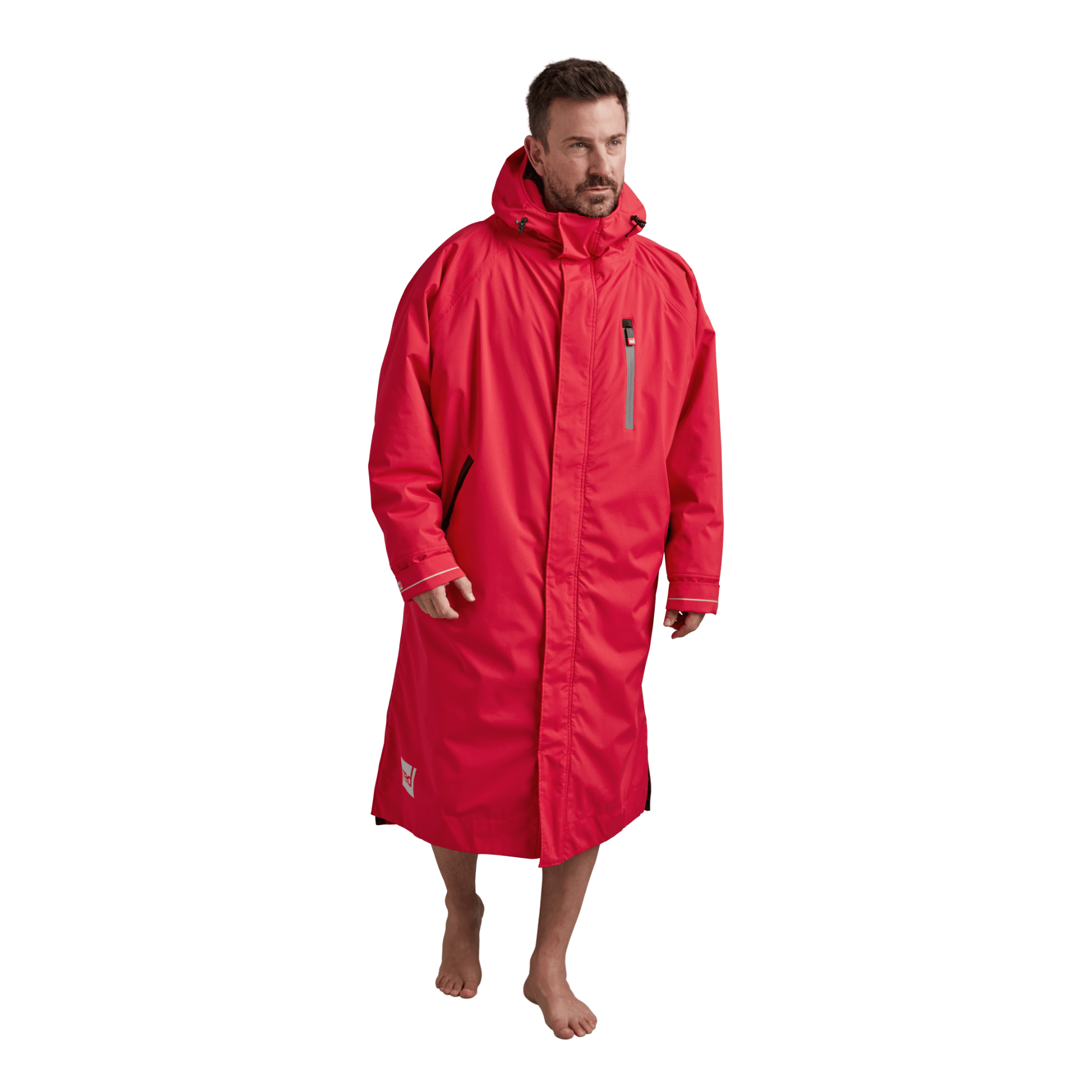 Men's Long Sleeve Dry Waterproof Changing Robe Alter EVO - Siren Red