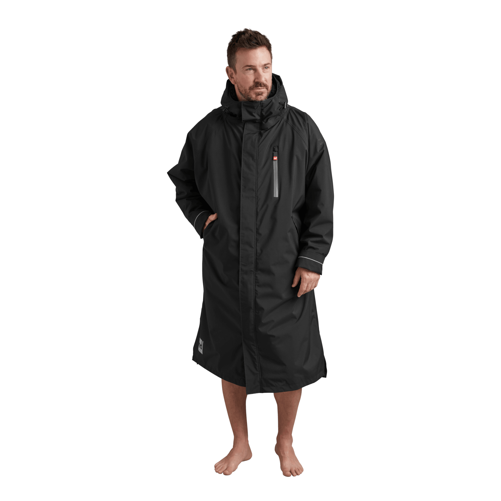 Men's Long Sleeve Dry Waterproof Changing Robe Alter EVO - Stealth Black