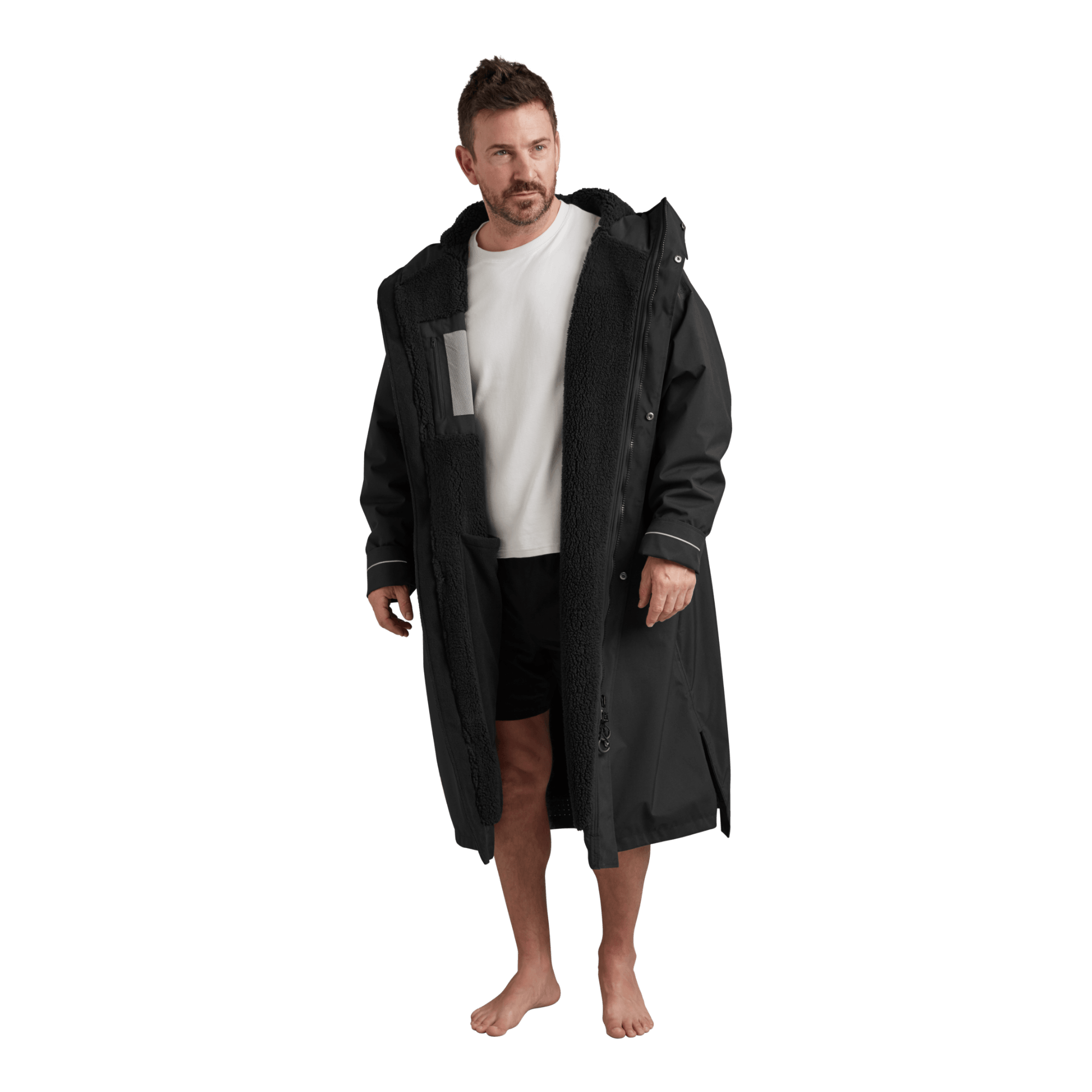 Men's Long Sleeve Dry Waterproof Changing Robe Alter EVO - Stealth Black
