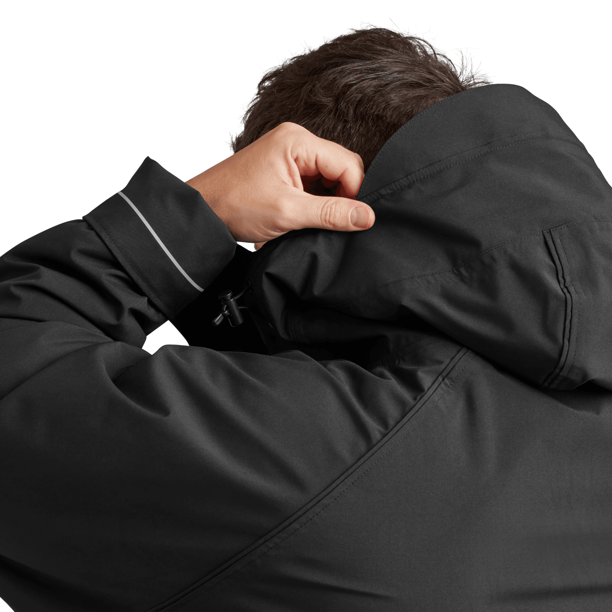 Men's Long Sleeve Dry Waterproof Changing Robe Alter EVO - Stealth Black