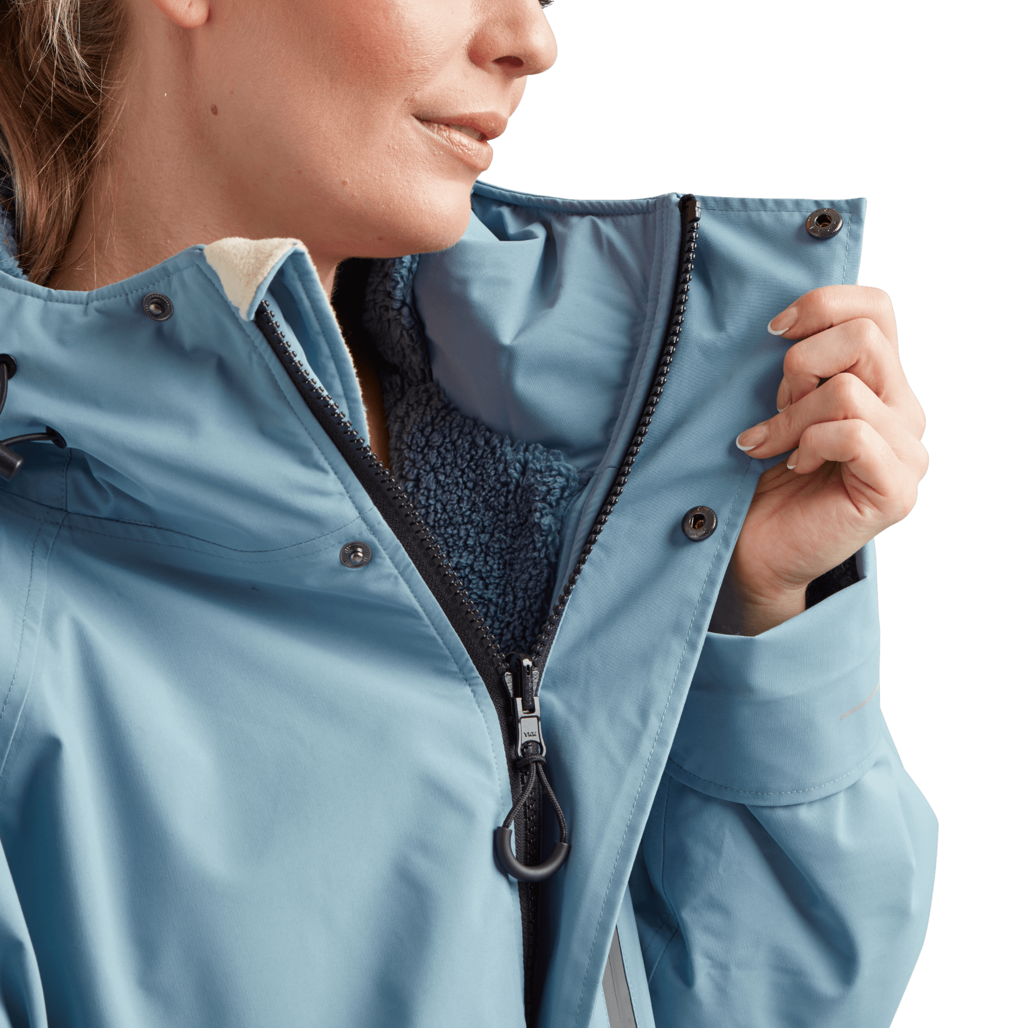 Women's Long Sleeve Dry Waterproof Changing Robe Alter EVO - Alpine Blue