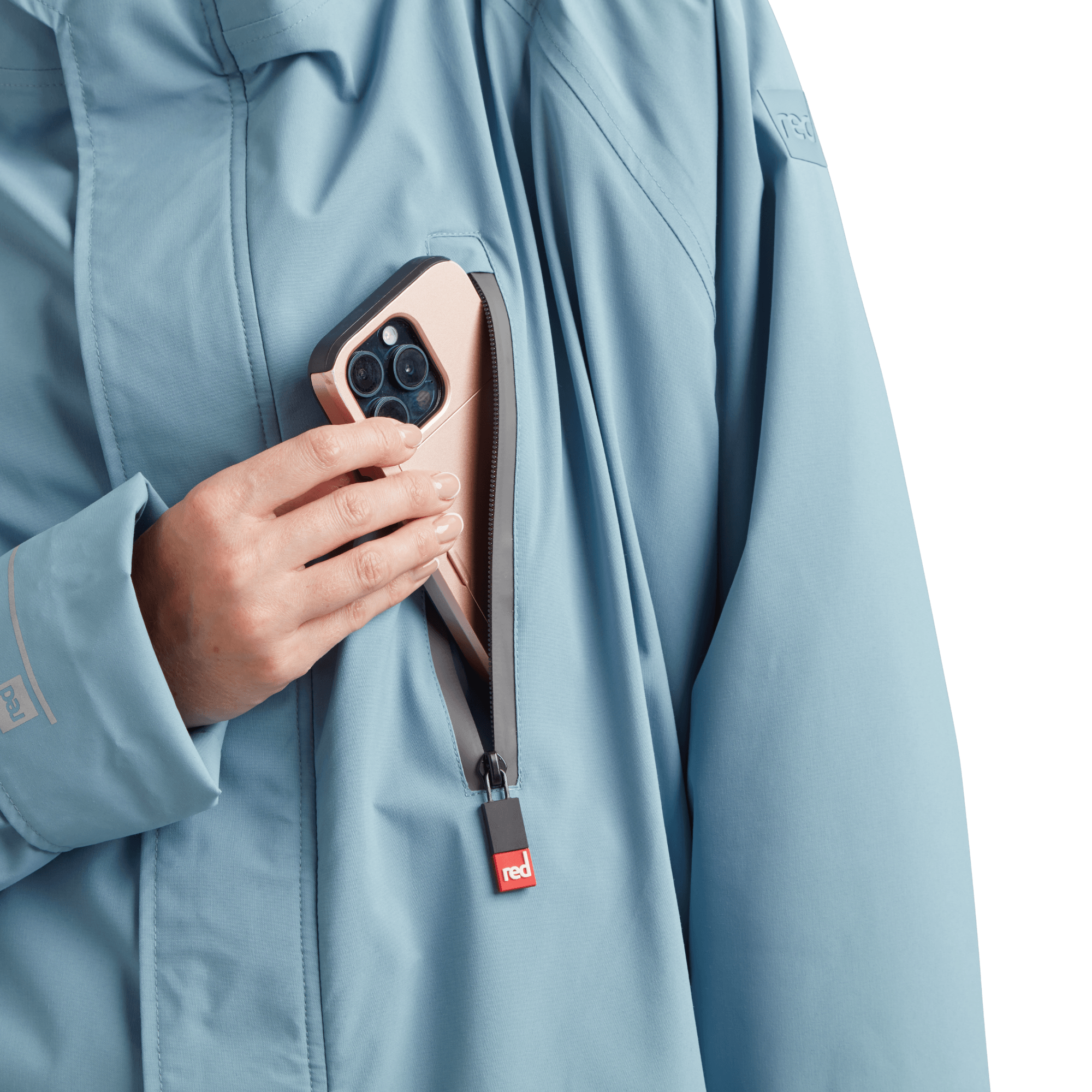 Women's Long Sleeve Dry Waterproof Changing Robe Alter EVO - Alpine Blue