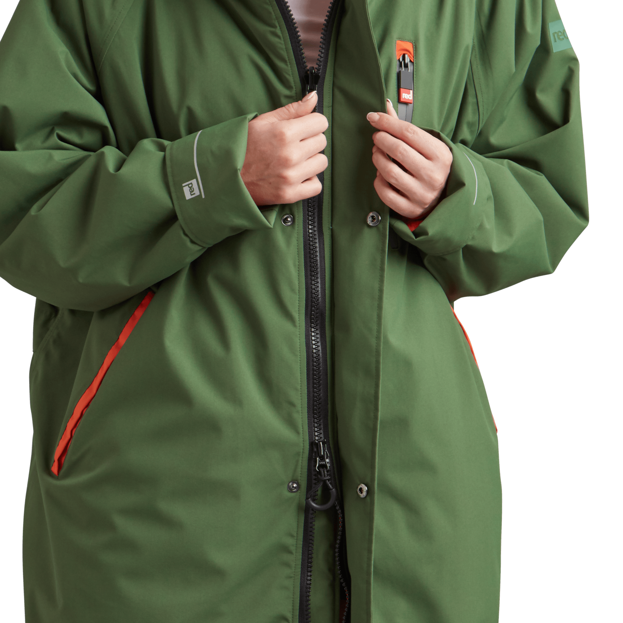Women's Long Sleeve Dry Waterproof Changing Robe Alter EVO - Forest Green