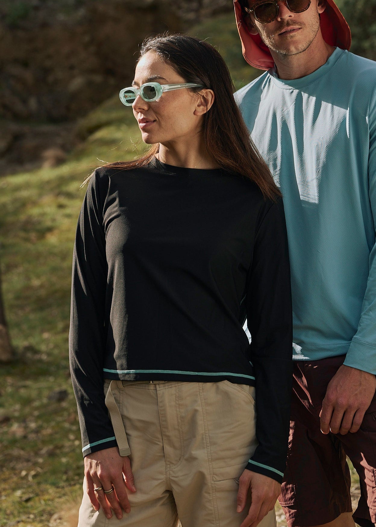 Sun_Ray_Sun_Protection_All_G_UV_Tee_Black_women_UPF50+