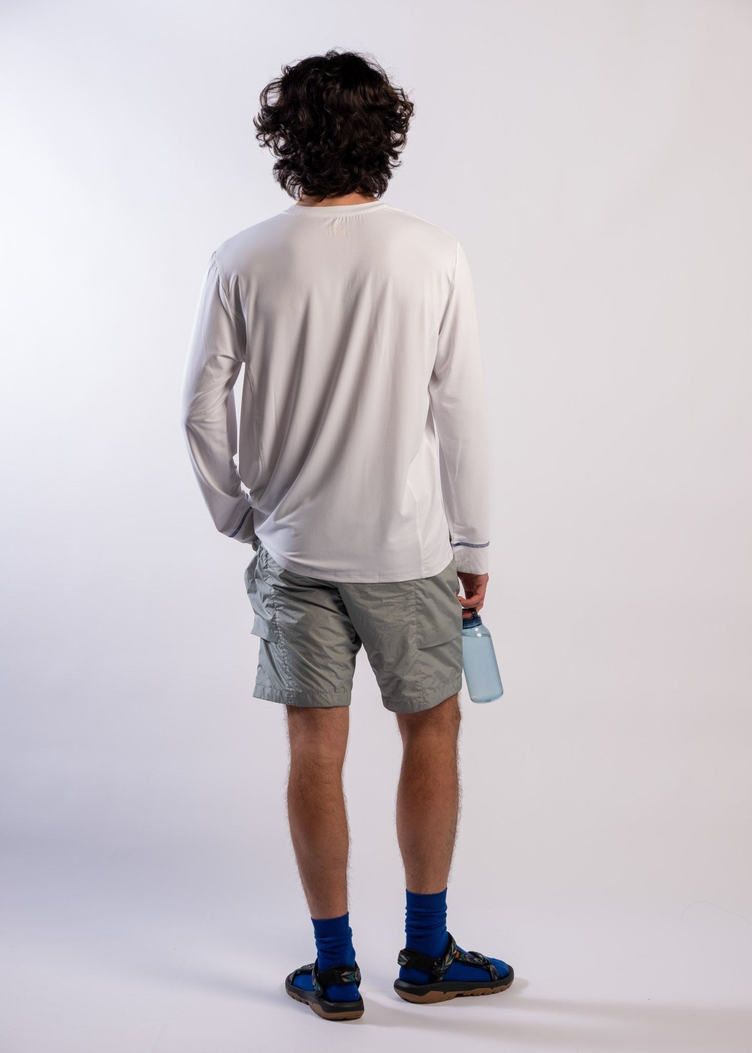 Sun Ray UPF50+ Sun Protection Clothing All G Long Sleeve Tee White