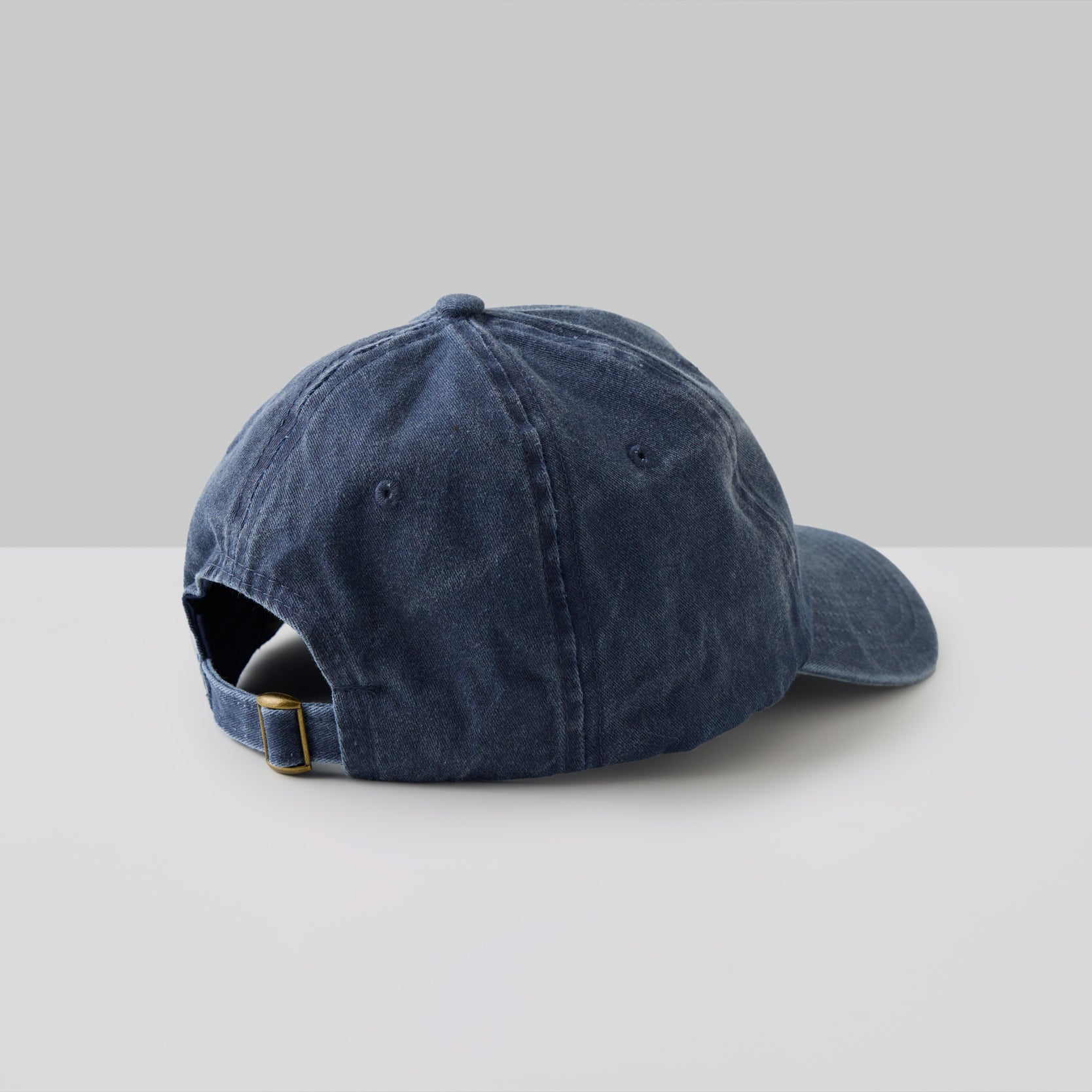 Sun Ray denim Shade cap with yellow text