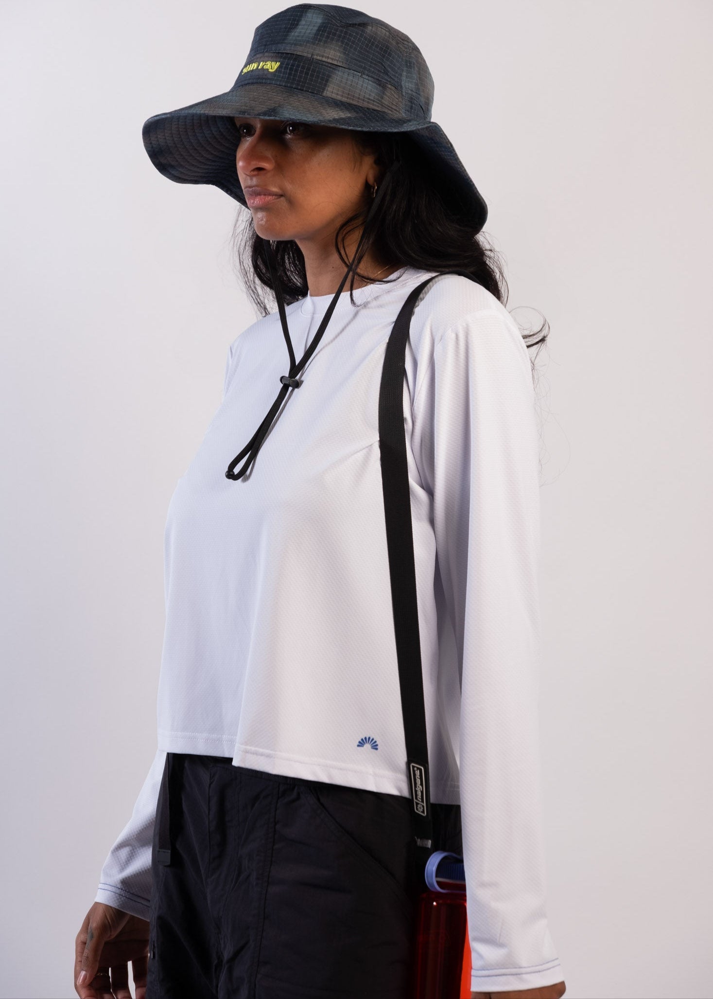 Sun Ray UPF50+ Sun Protection Clothing All G uv Tee long sleeve womens white