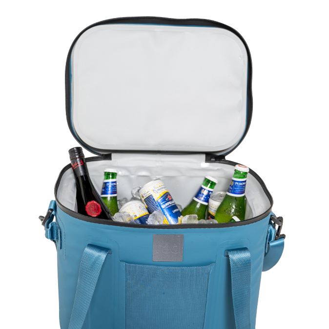 Waterproof Soft Cooler Bag 18L - Storm Blue