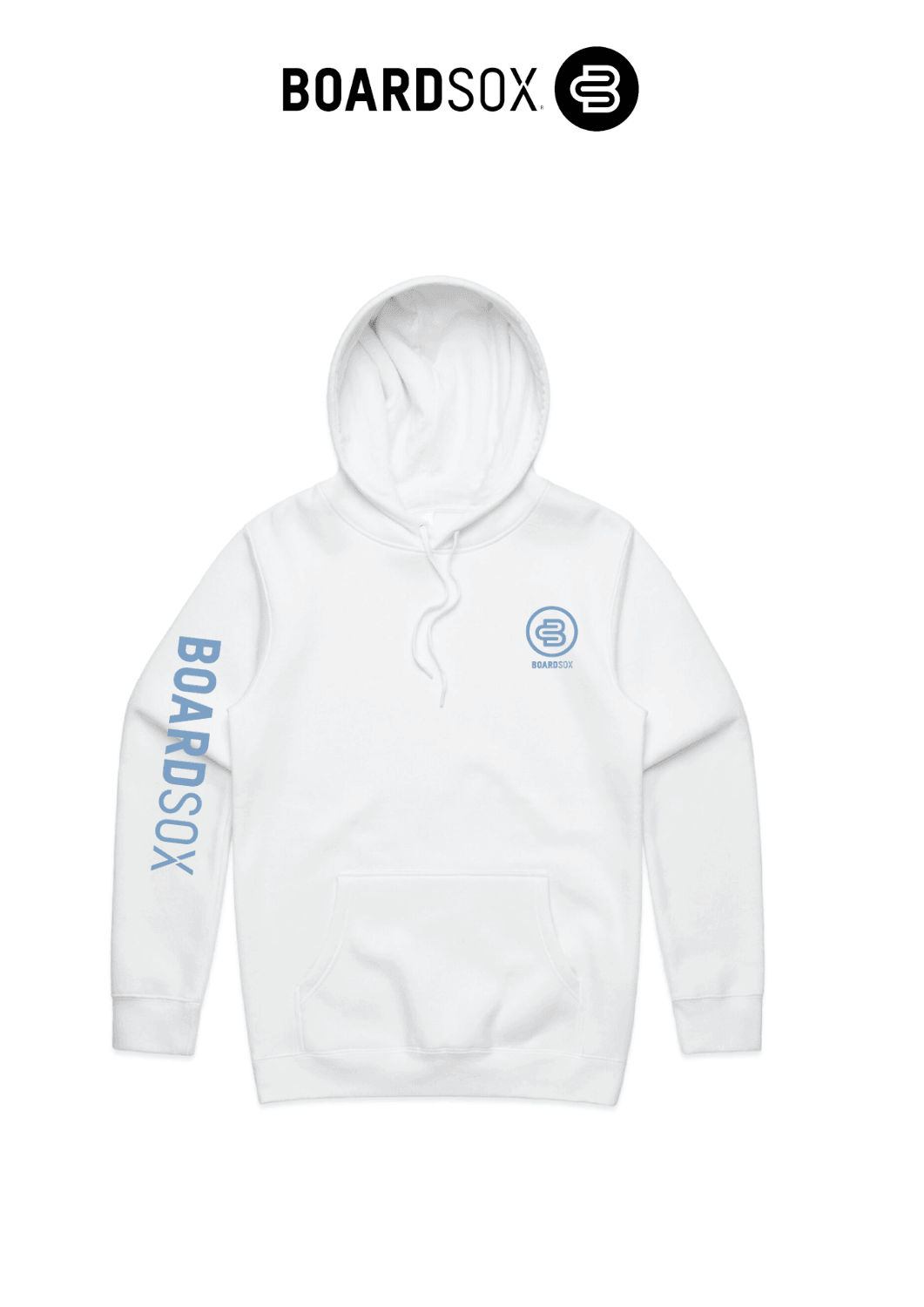 Boardsox Hoodie - White ♻️ - BOARDSOX® AustraliaClothing