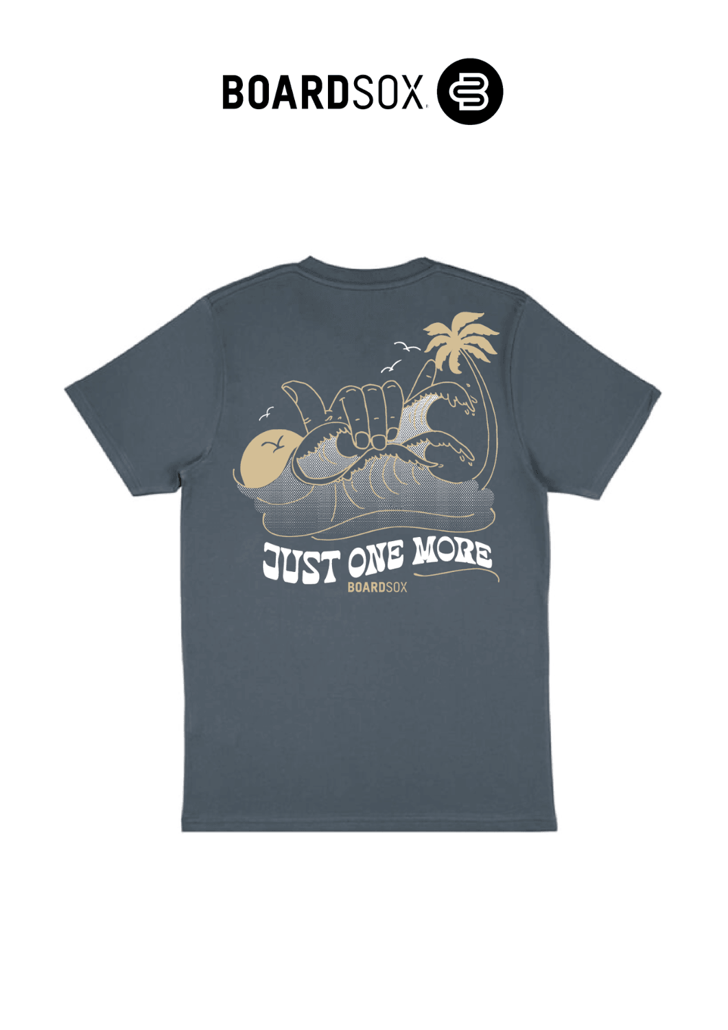 Boardsox Just One More T-Shirt - Dark Grey. 🌏 Climate Neutral - BOARDSOX® AustraliaT-Shirt
