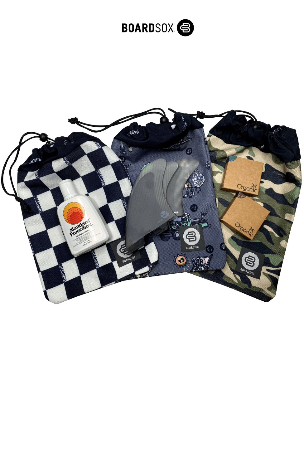 Boardsox Wax + Fin Bags - BOARDSOX® Australia