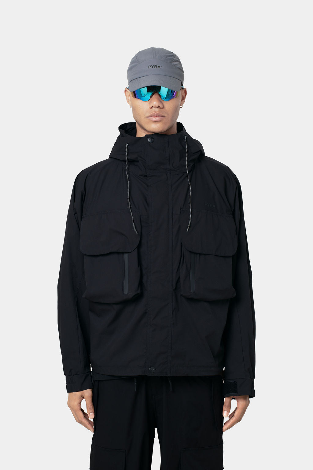 CARGO SHELL JACKET- BLACK
