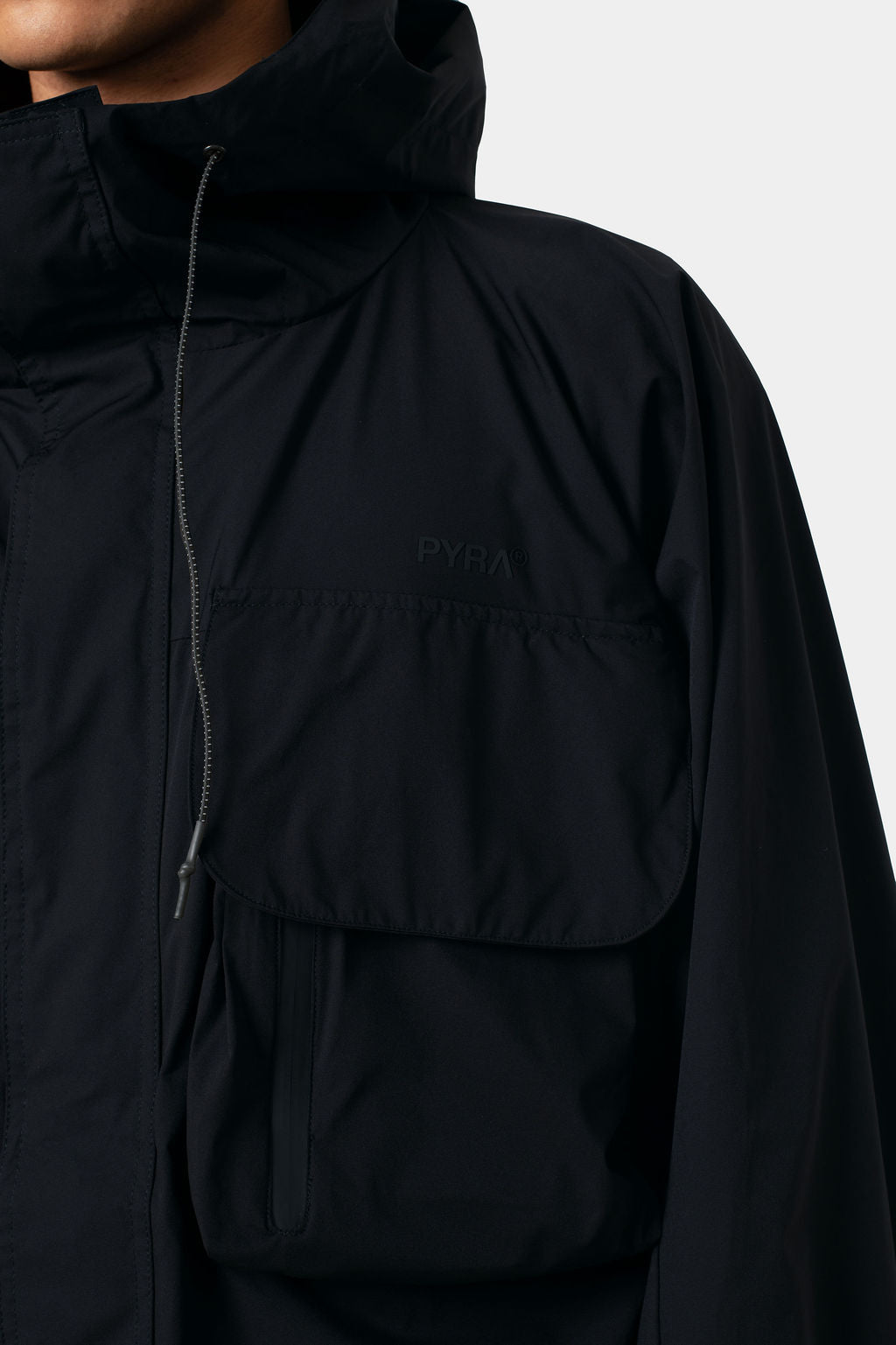 CARGO SHELL JACKET- BLACK