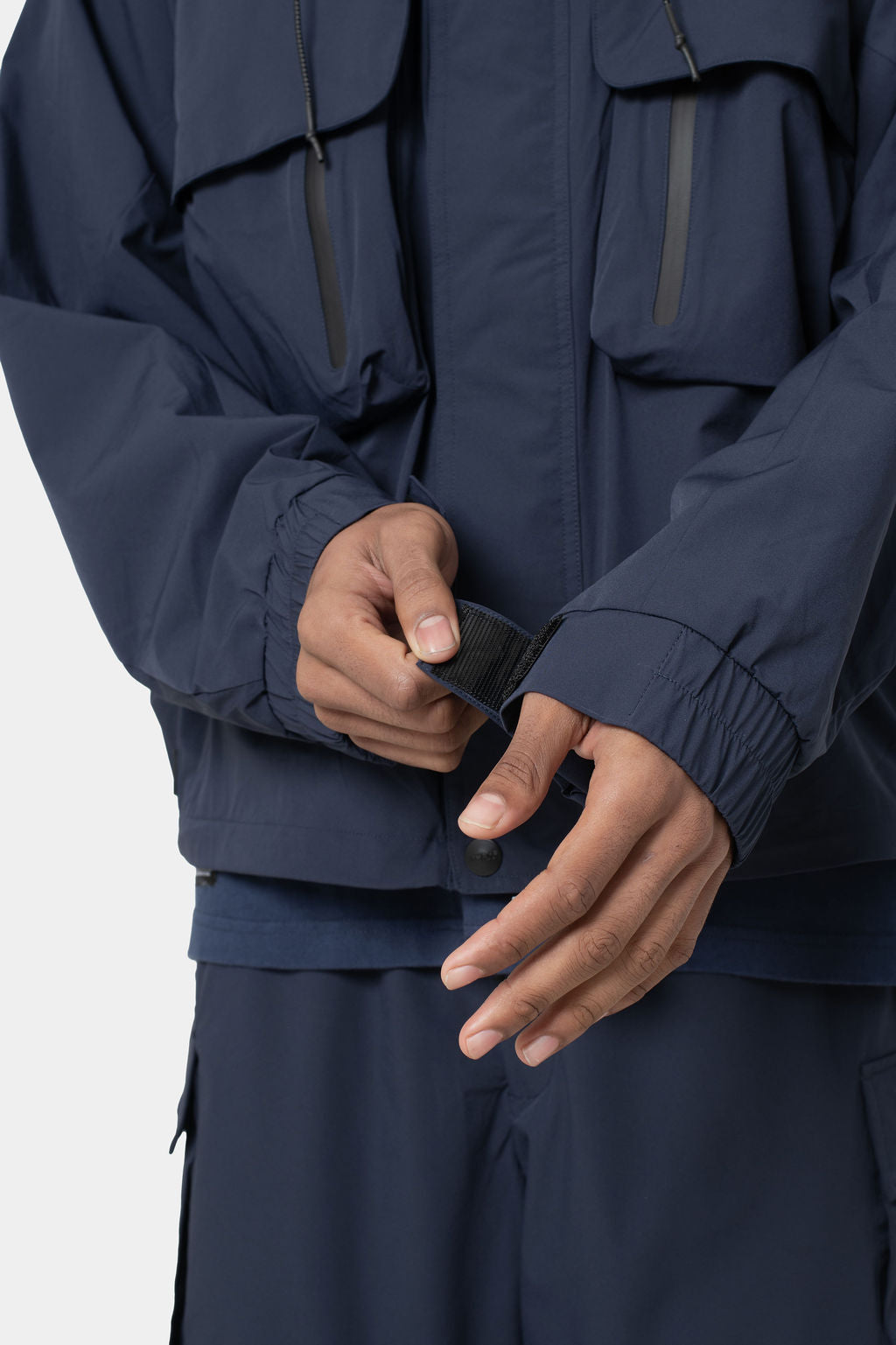 CARGO SHELL JACKET- NAVY