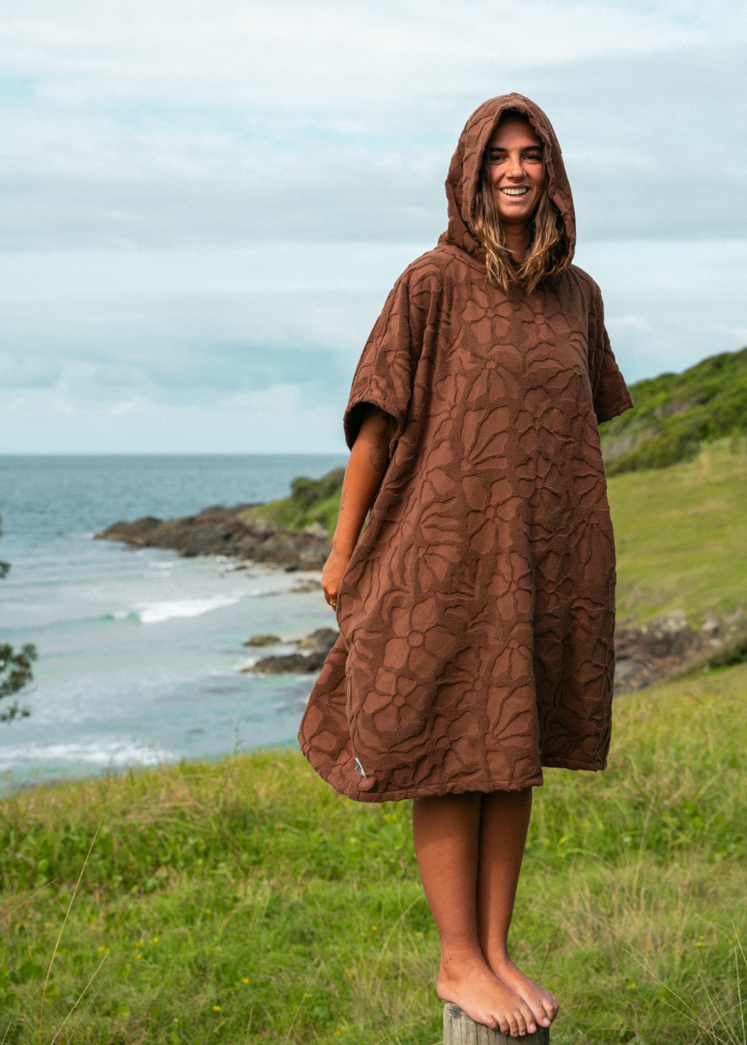 Hooded Changing Towel Cacao