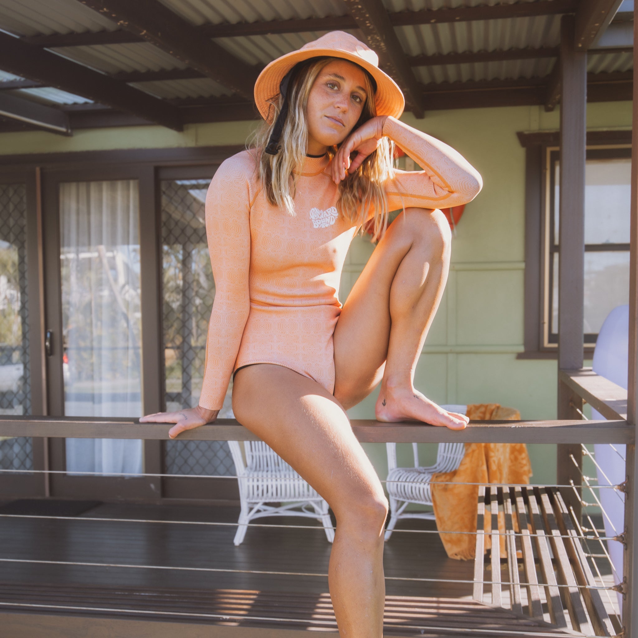 Sherbert Orange Spring Suit
