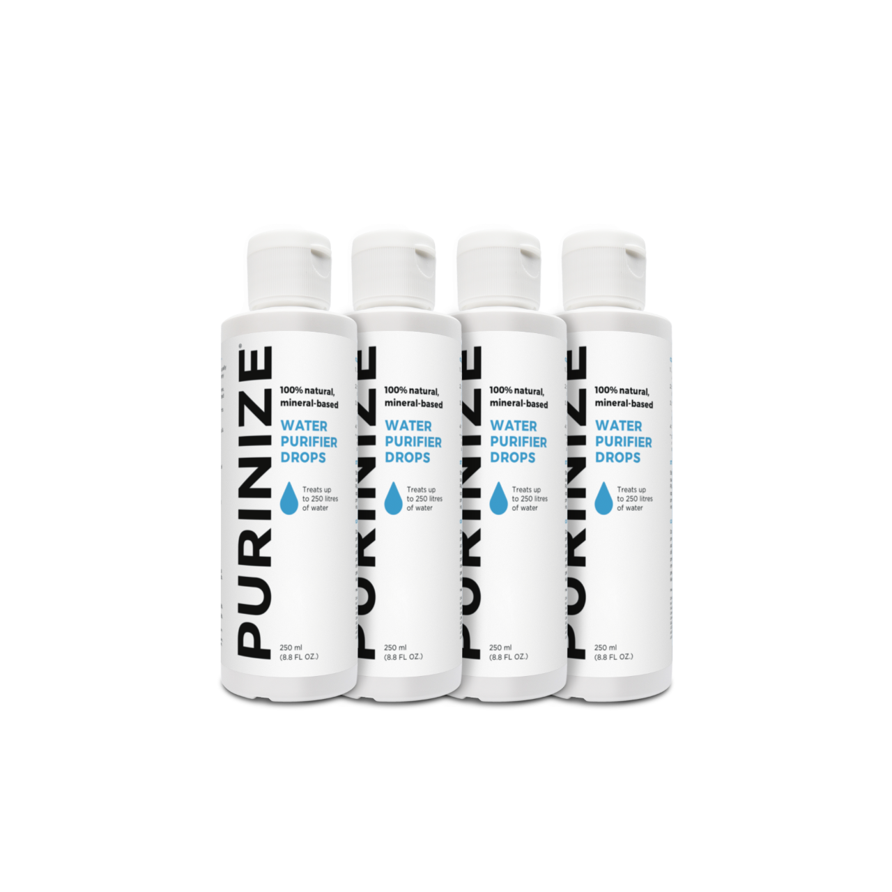 PURINIZE® WATER PURIFIER DROPS 250 ML 4-PACK (10% OFF)