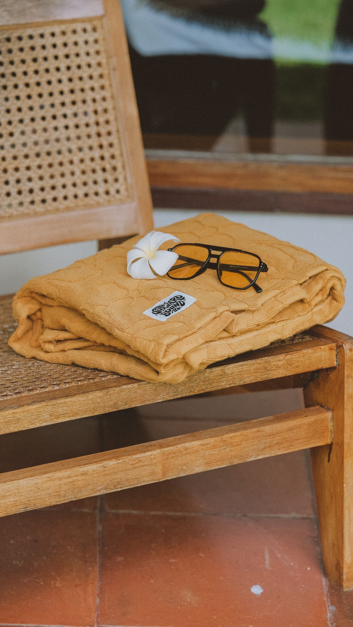 Hooded Changing Towel Turmeric