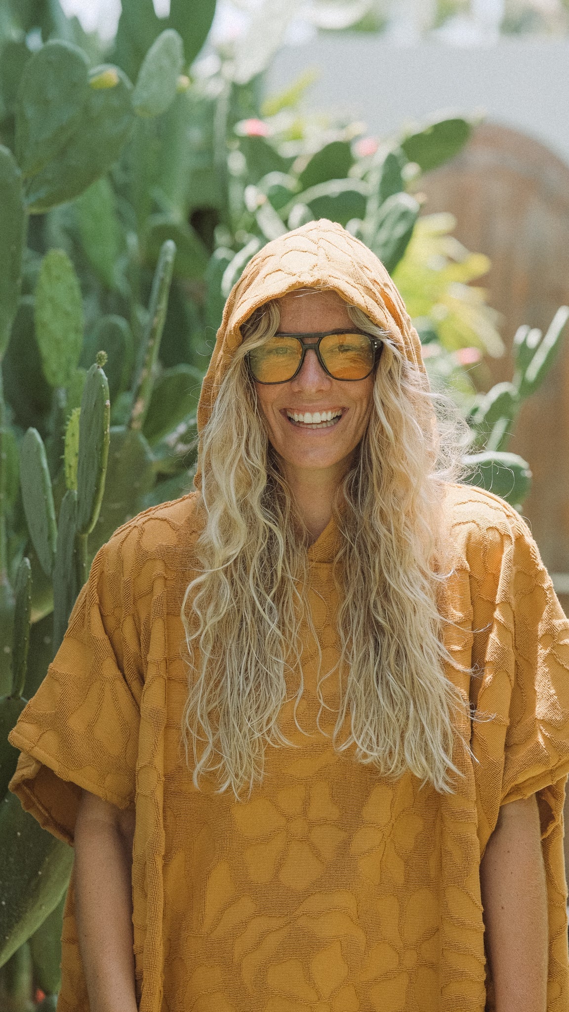 Hooded Changing Towel Turmeric