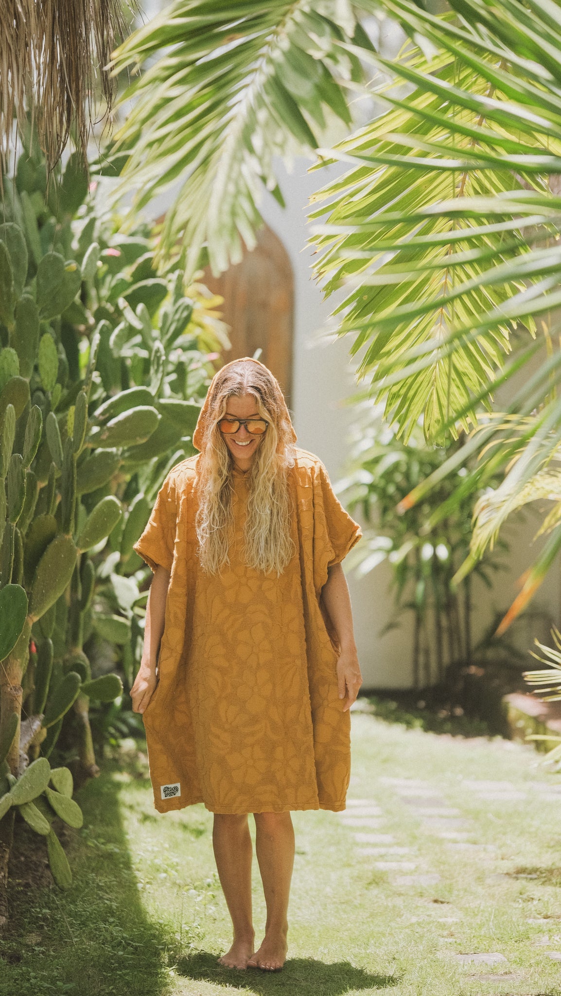 Hooded Changing Towel Turmeric