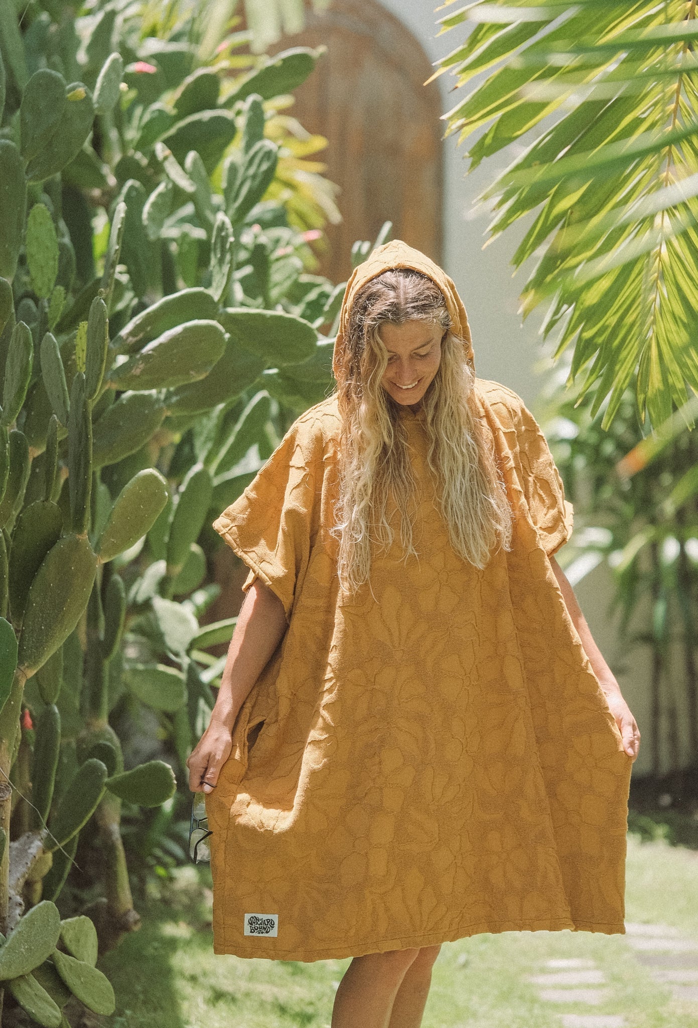 Hooded Changing Towel Turmeric