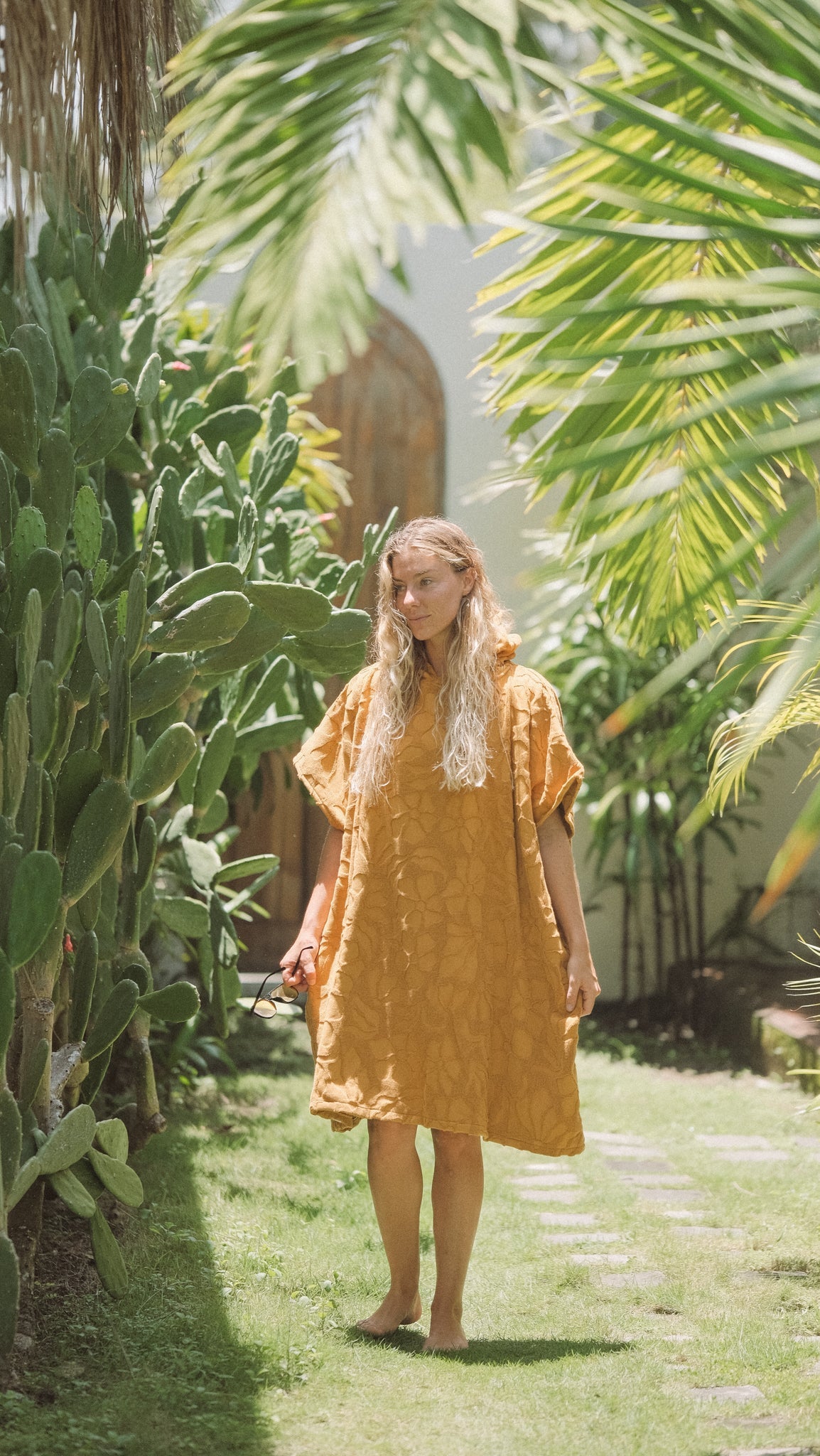 Hooded Changing Towel Turmeric