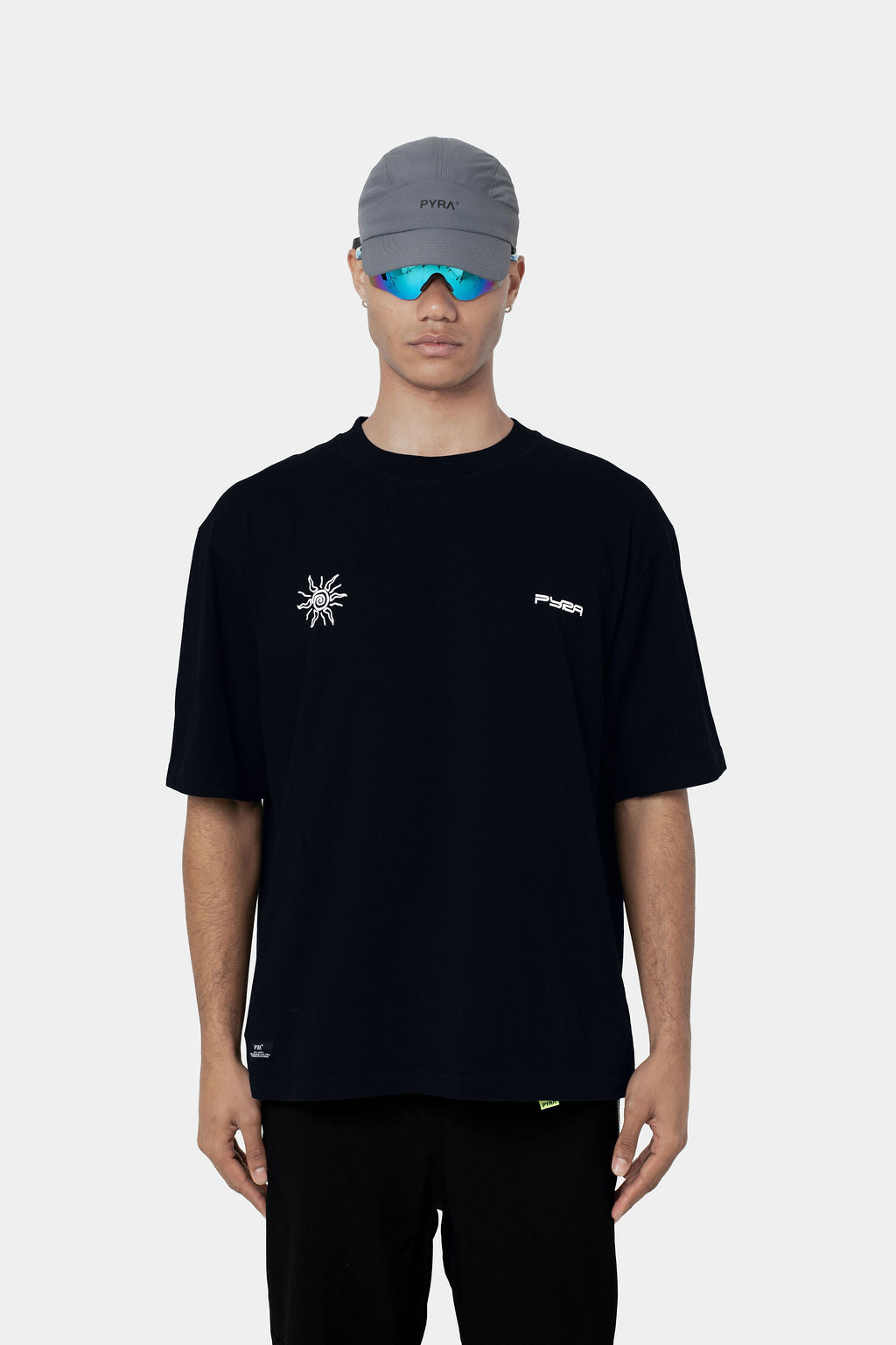 LUNA BOX TEE- BLACK
