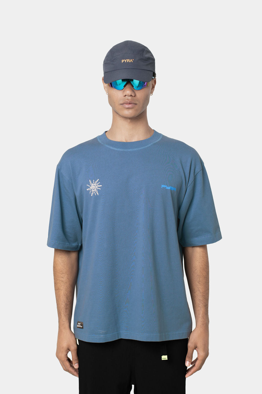 LUNA BOX TEE- DEEP TEAL