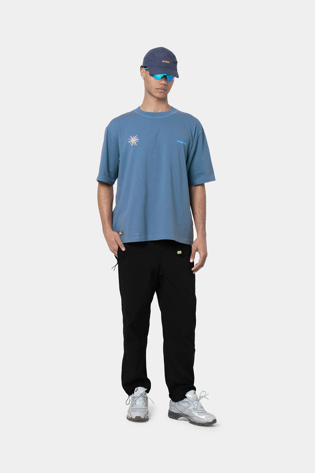 LUNA BOX TEE- DEEP TEAL