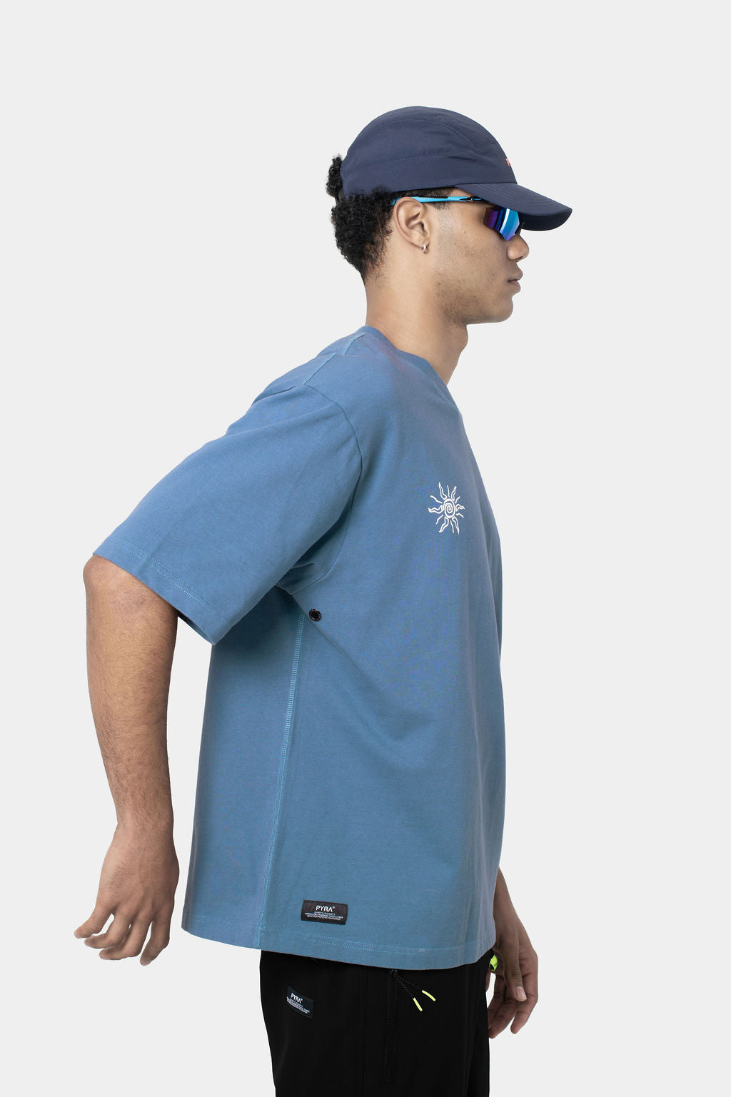 LUNA BOX TEE- DEEP TEAL