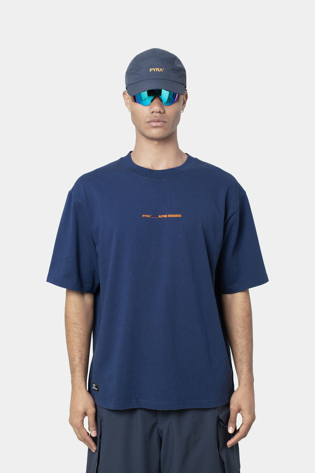 DIVISION BOX TEE - NAVY