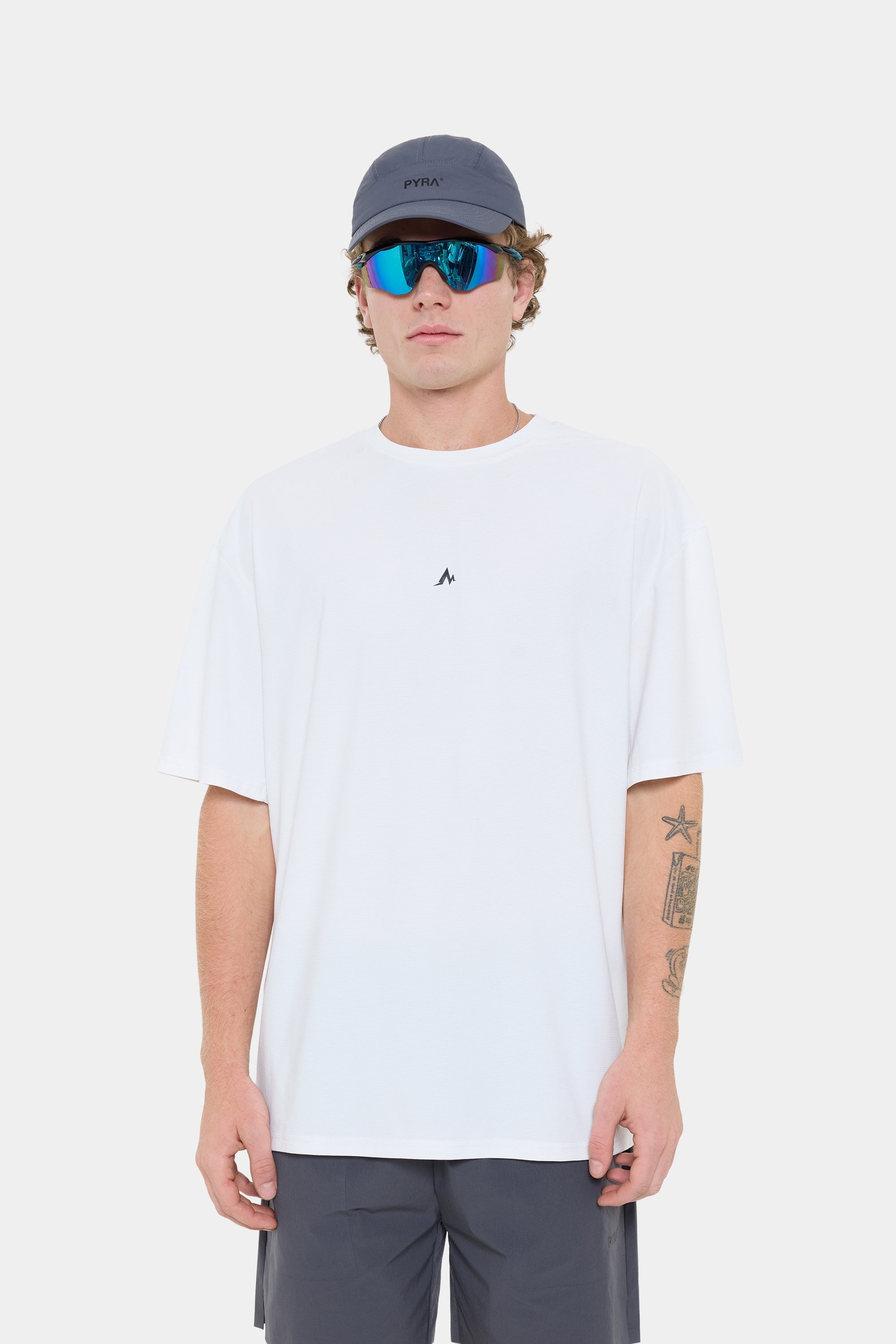DRIVE OVERSIZED TEE- WHITE
