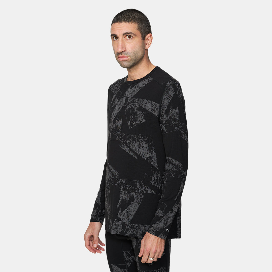 Mens Fractal Lightweight Crew Base Layer