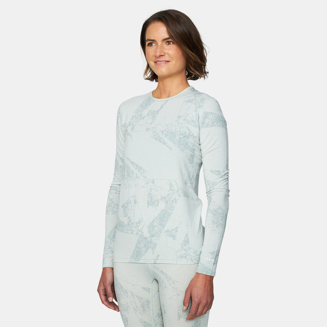Womens Fractal Lightweight Crew Base Layer