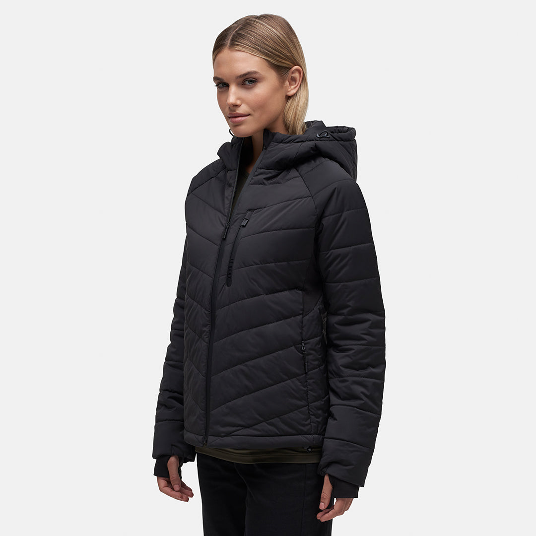 Womens Genepi Wool Insulated Hooded Jacket