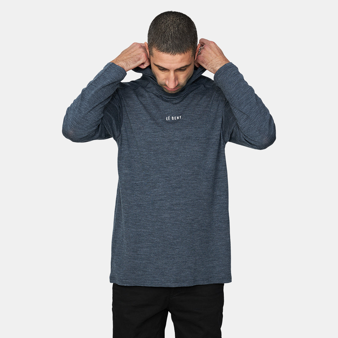 Mens Feathertop Ultralight hooded LS Tee