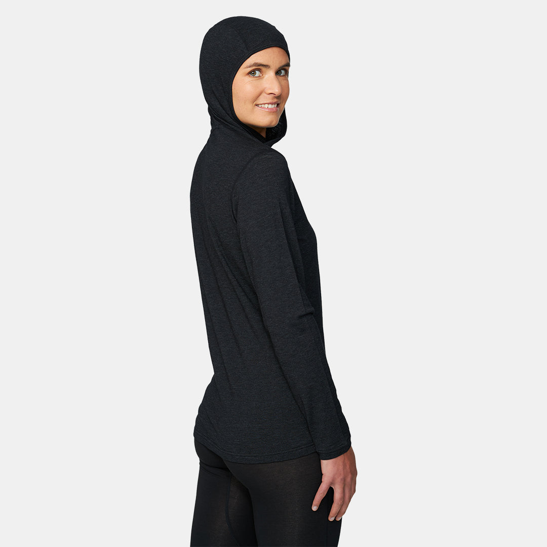 Womens Feathertop Ultralight hooded LS Tee