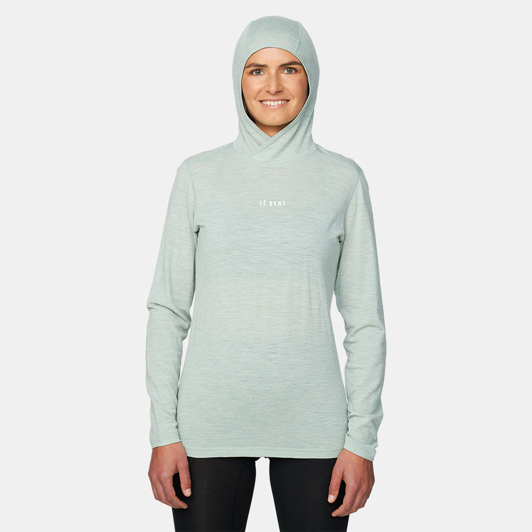 Womens Feathertop Ultralight hooded LS Tee