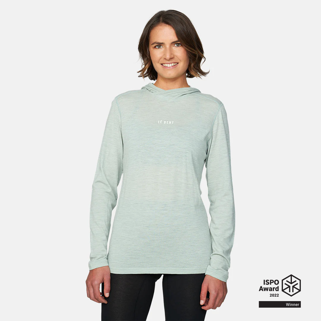 Womens Feathertop Ultralight hooded LS Tee