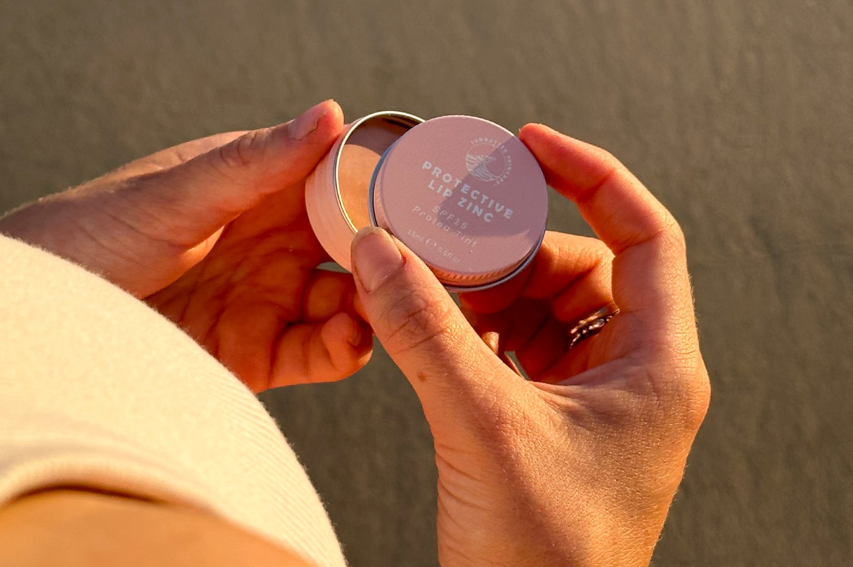 SPF15 Protective Lip Zinc - Protea Tint SunButter Skincare 