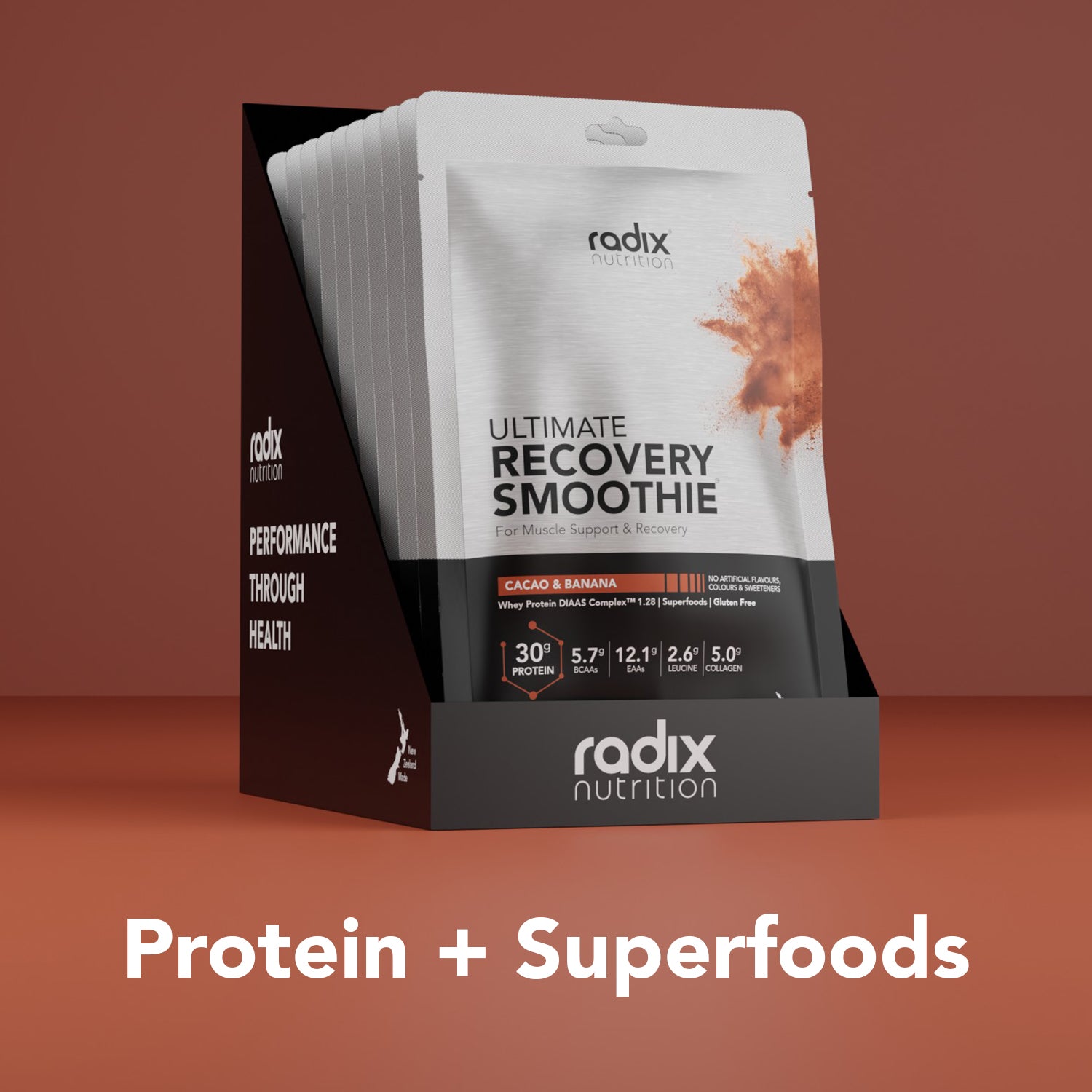 Ultimate Recovery Smoothie - Cacao & Banana / 10 x Single Serve