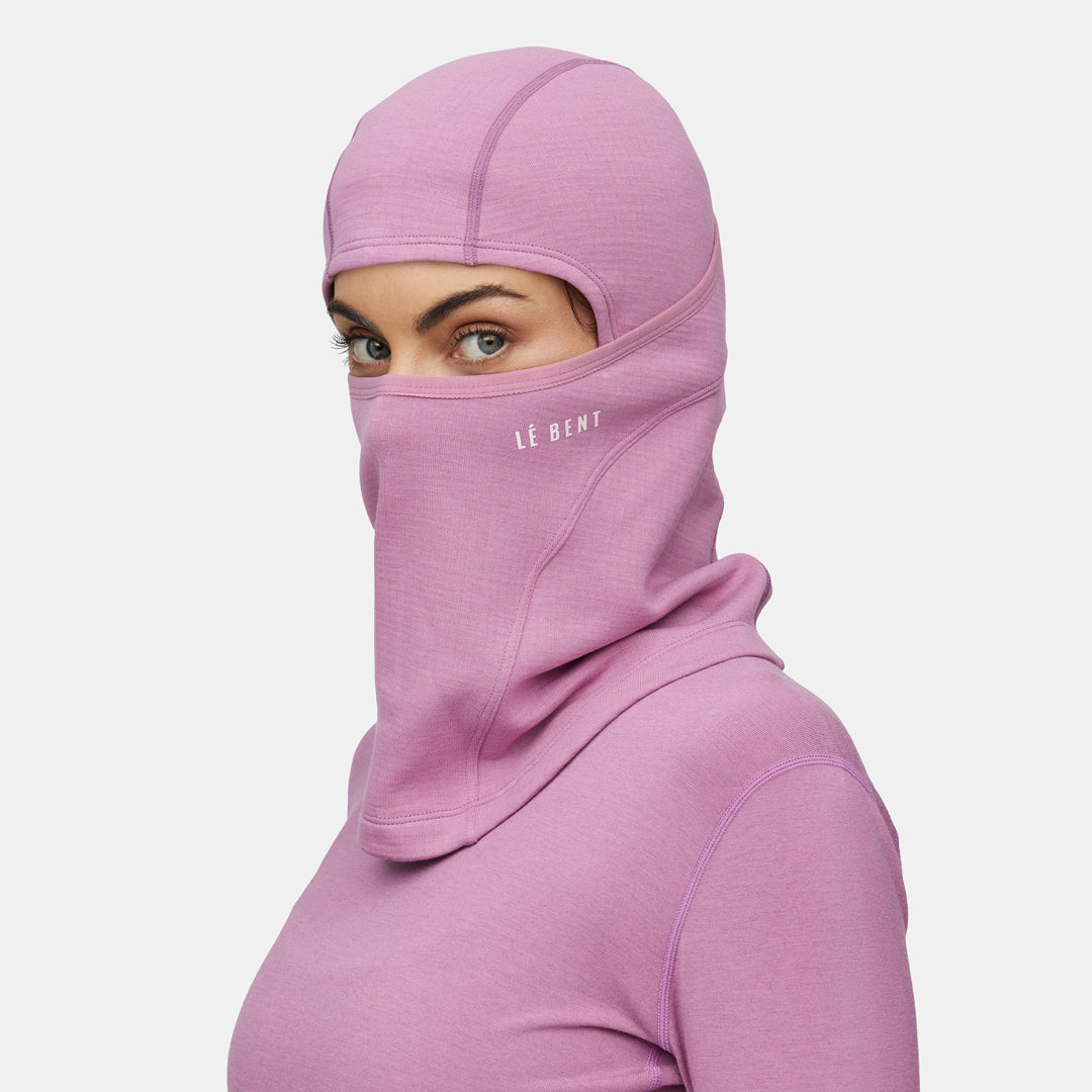 Heavyweight Grid Fleece Merino Balaclava