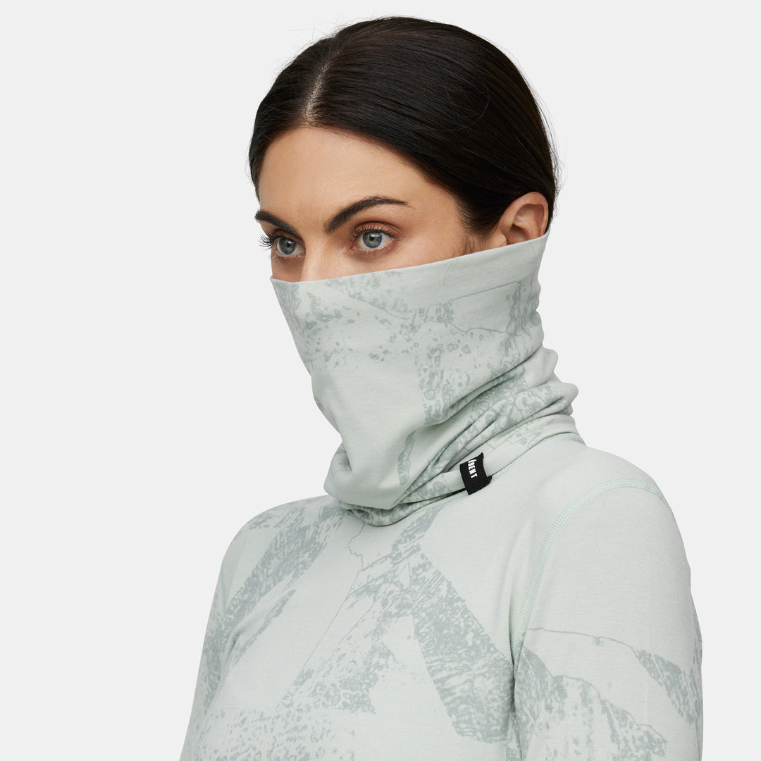 Fractal Midweight Merino Neck Gaiter