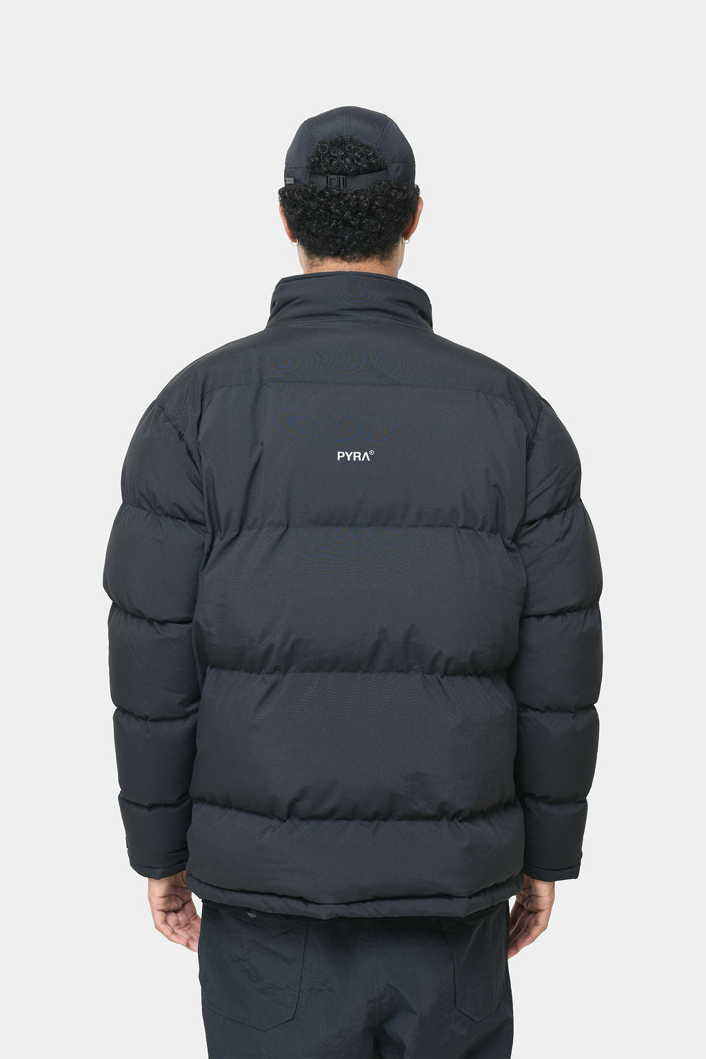 PYRA Padded Puffa Jacket Black