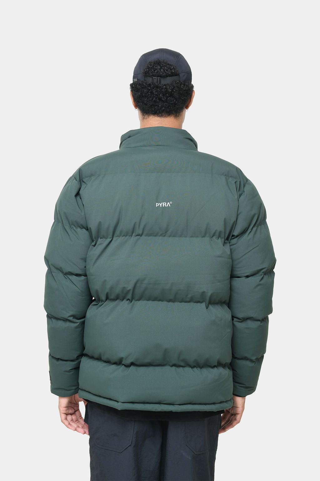 PADDED PUFFA JACKET - OLIVE