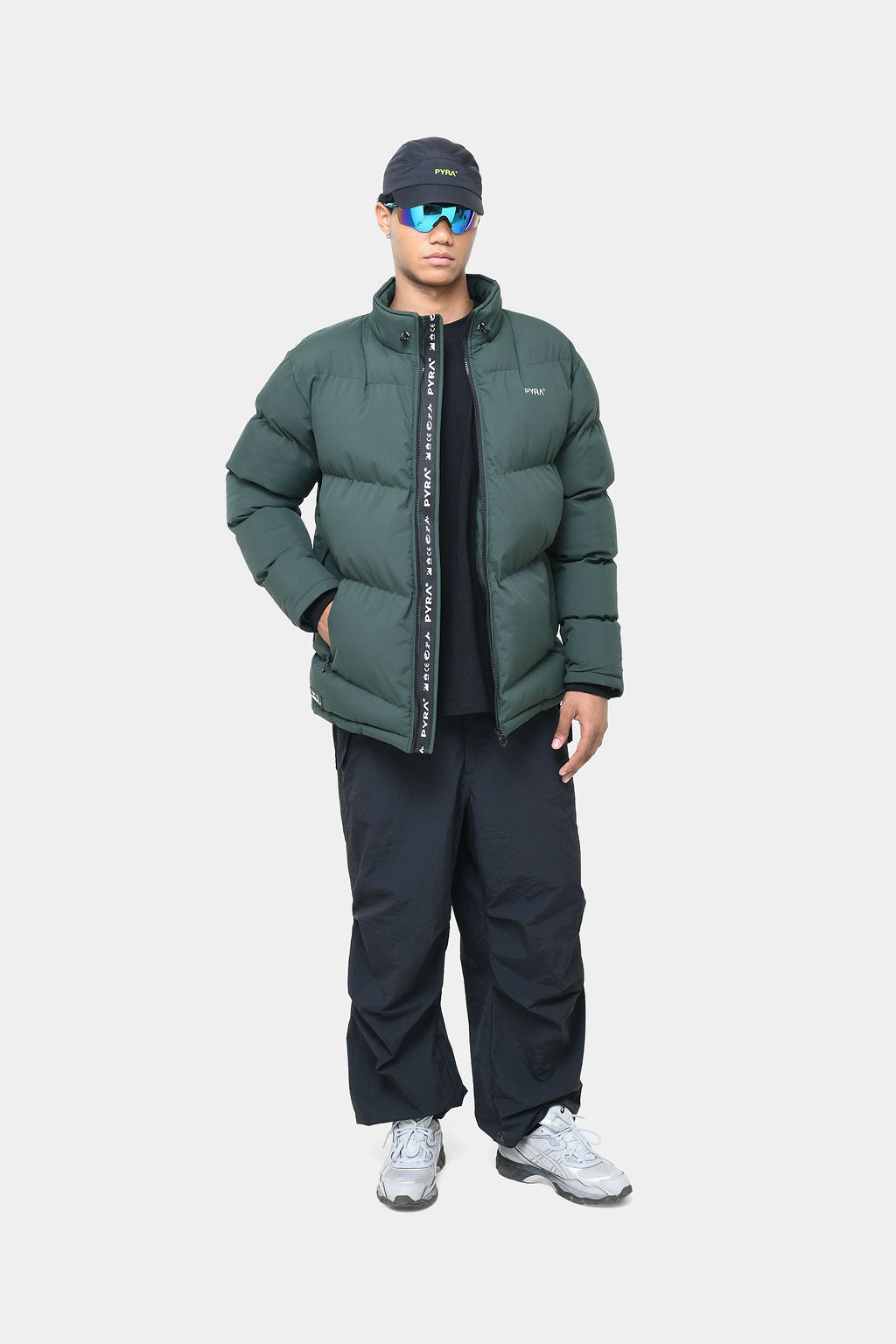 PADDED PUFFA JACKET - OLIVE