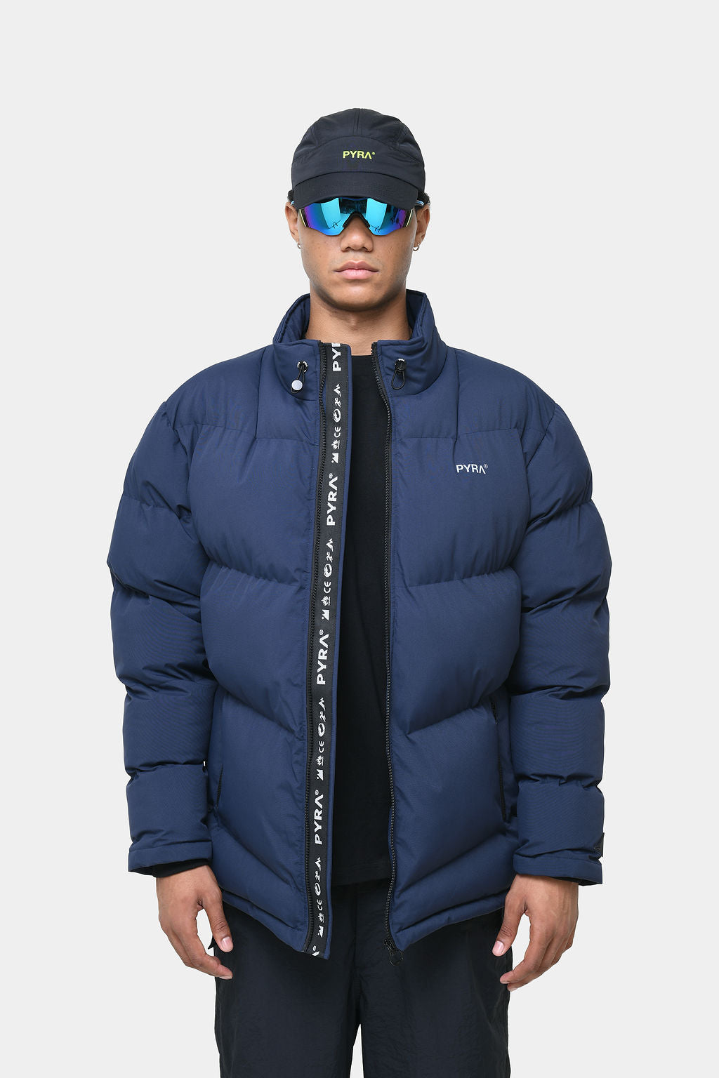 PADDED PUFFA JACKET - OCEAN
