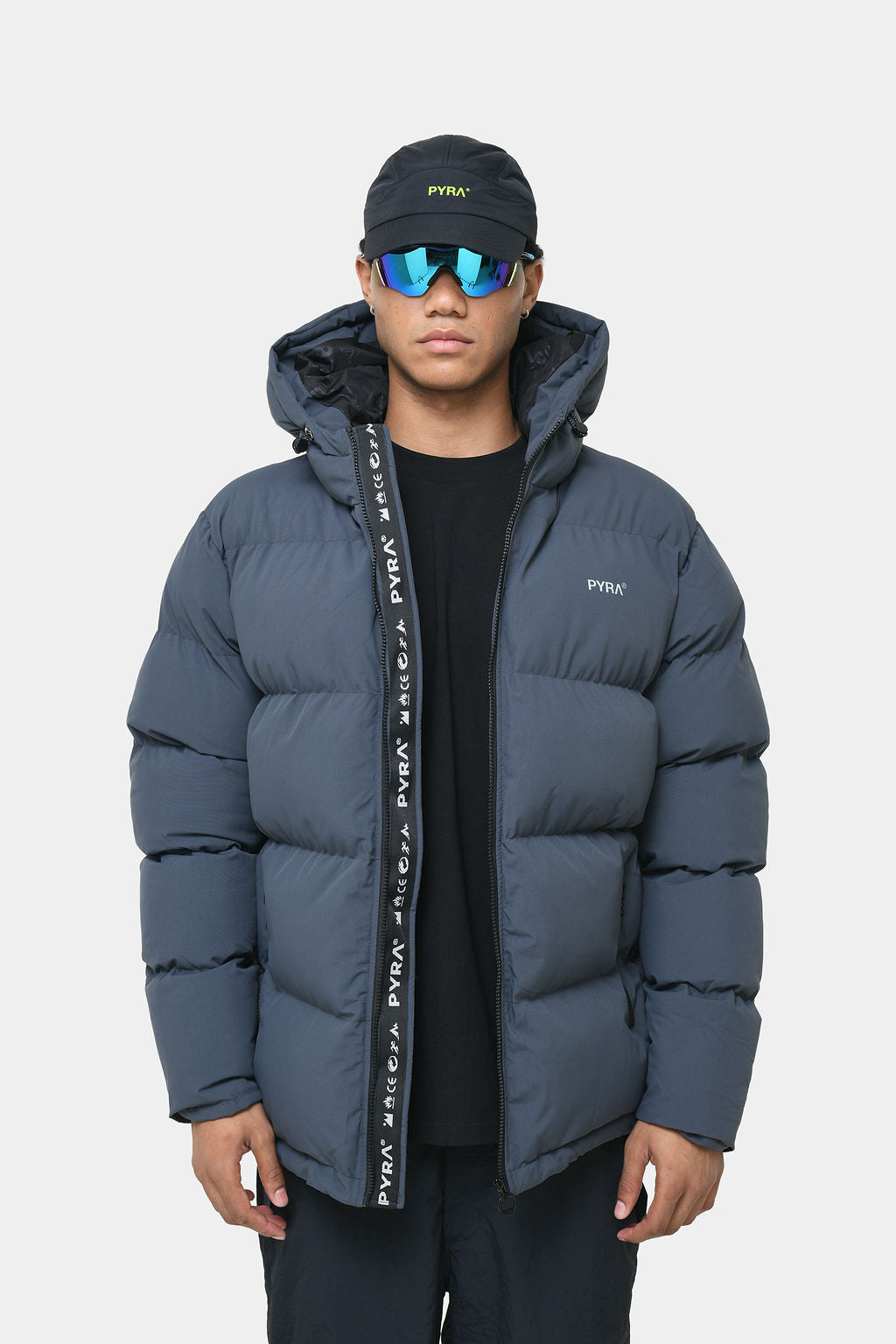 ALPINE PUFFA JACKET - STEEL