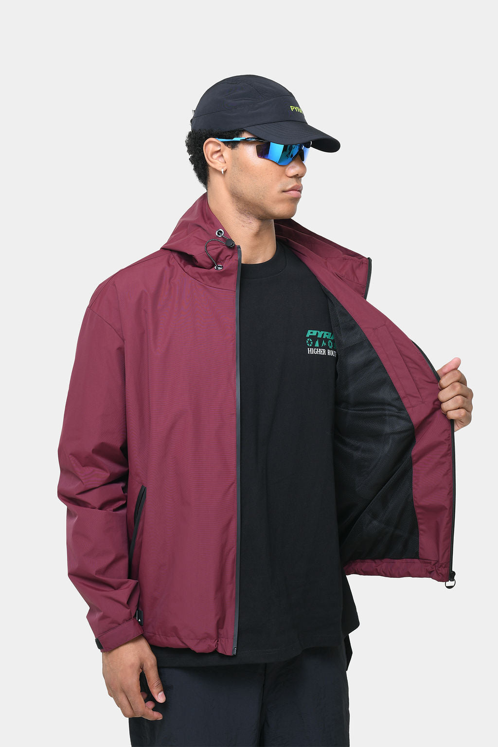 NERO SHELL JACKET - WINE