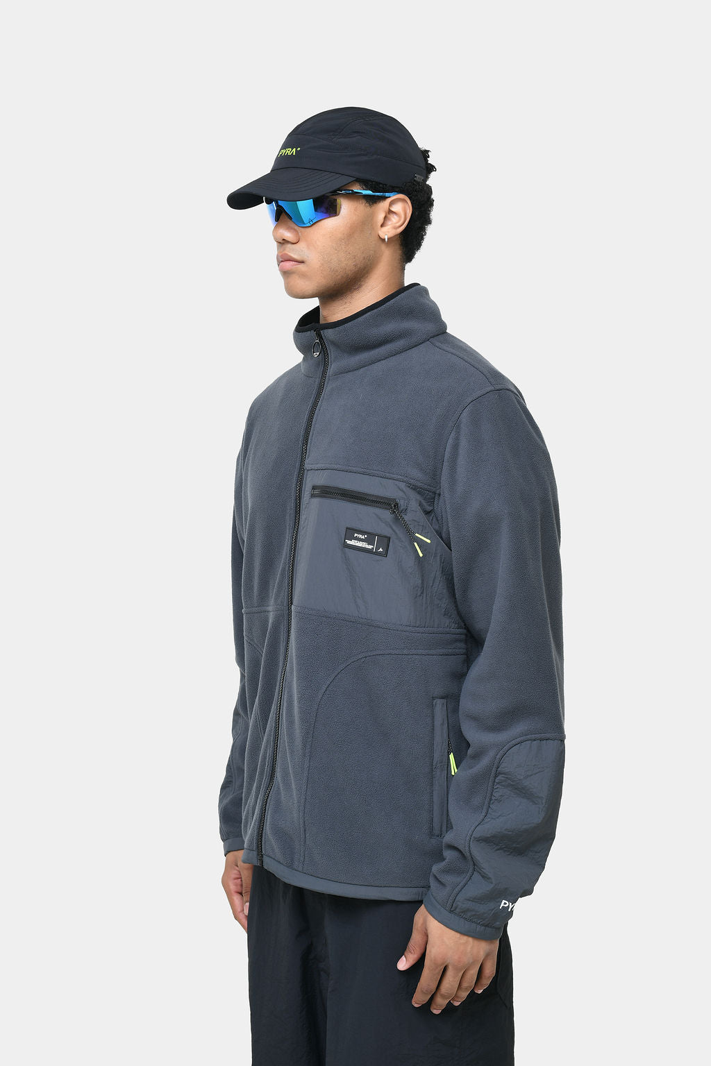 ALPINE FLEECE JACKET- STEEL